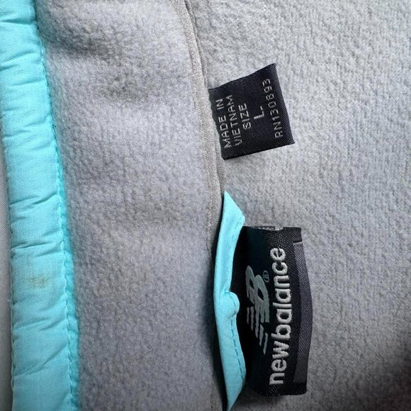 New Balance Quilted Micro Fleece Womens size L Outdoors Hiking Gorpcore Spring - Picture 4 of 5